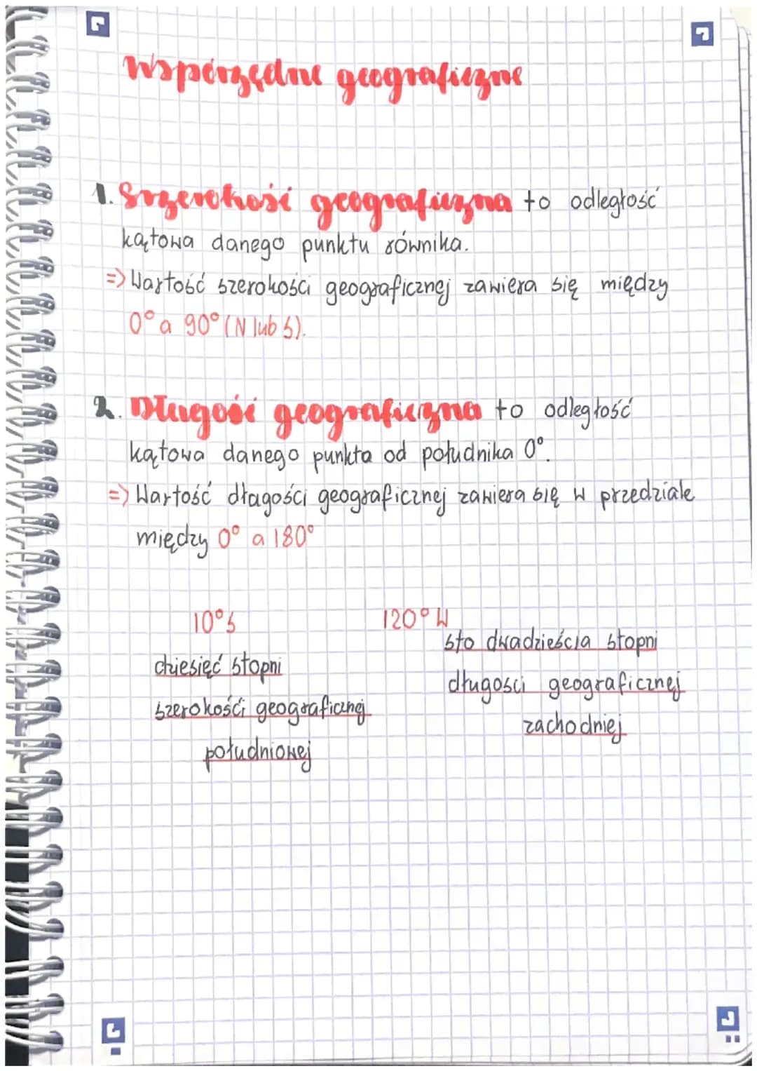 Współrzędne geograficzne 