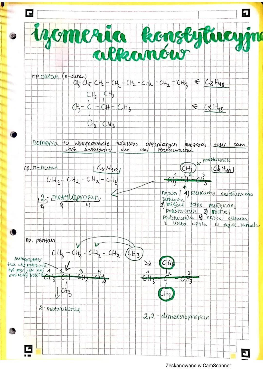 # izomeria konstytucyjno
# alkanów
npoktan (n-ohton)
$CH_3CH_2CH_2CH_2-CH_2-CH_2-CH_2-CH_3 \le C_8H_{18}$

$
CH_3 CH_3
CH_3-C-CH-CH_3
$

$CH