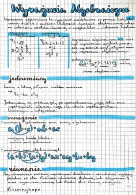 Know wyrażenia algebraiczne thumbnail