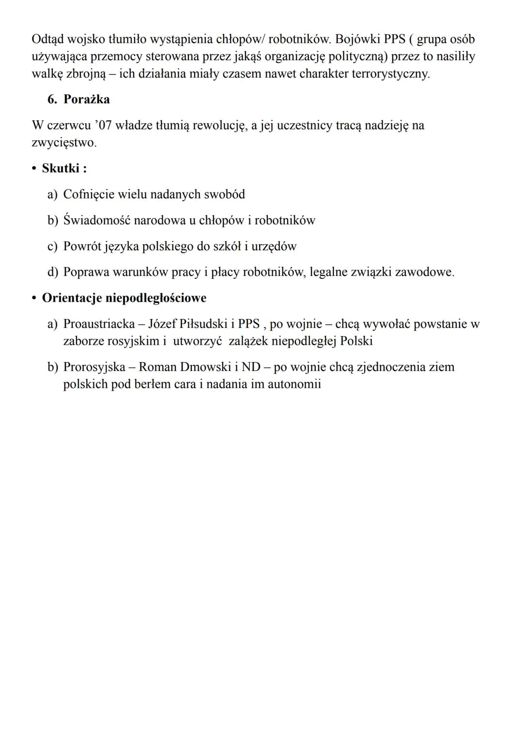 
<p>Rewolucja w 1905 roku była spowodowana kilkoma głównymi przyczynami. Po pierwsze, ludzie byli niezadowoleni ze swojej sytuacji w kraju. 