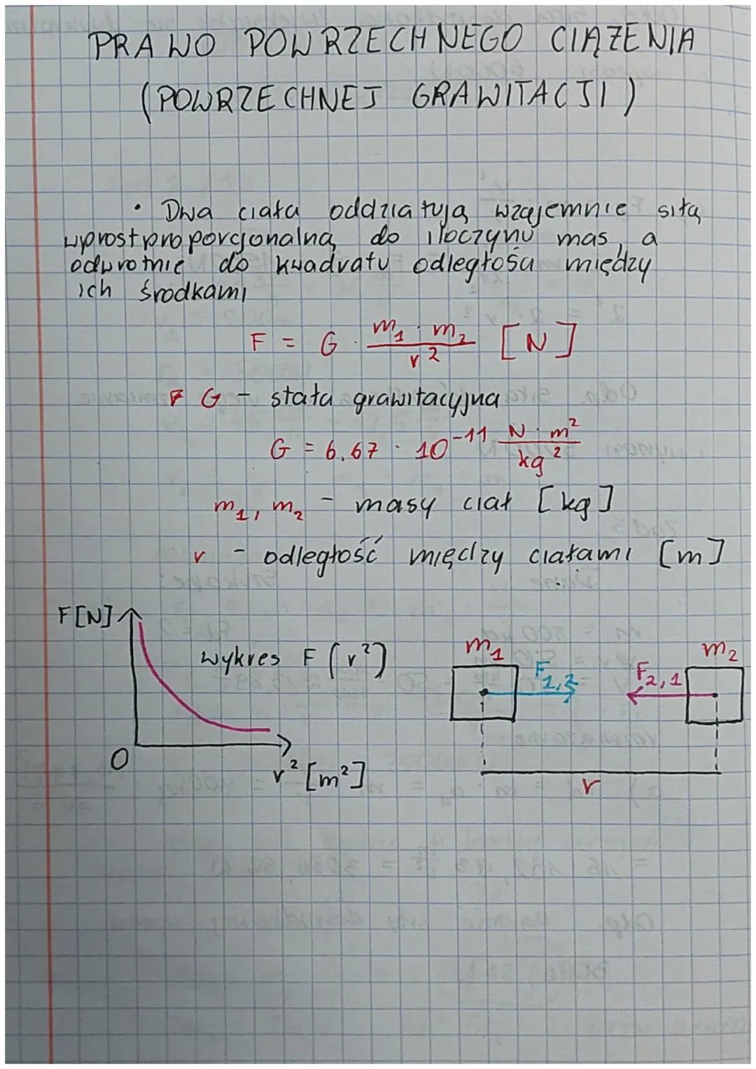 # PRAWO POWRZECH NEGO CIAZENIA
(POWRZECHNEJ GRAWITACJI)

*   Dwa ciała oddziałują wzajemnie siłą
wprost proporcjonalna, do loczynu mas a
odw
