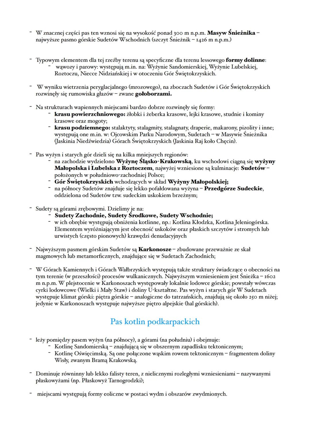 I.
PAS POBRZEŻY
przeważają wysoczyzny moreny dennej, urozmaicone m.in. w dochodzące do stu i więcej metrów
wzniesienia morenowe (tzw. kępy) 