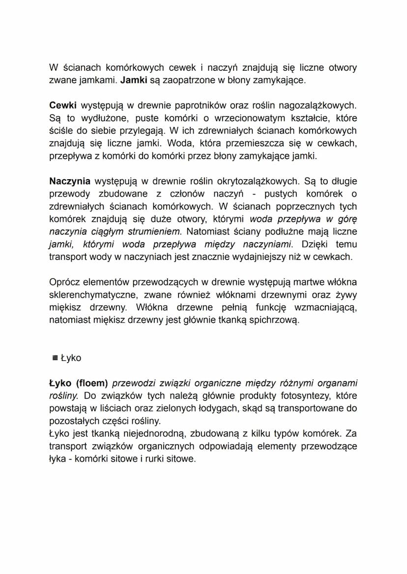 - TKANKI ROŚLINNE -
W organizmach wielokomórkowych komórki o wspólnym pochodzeniu i
podobnej budowie współpracują ze sobą w pełnieniu określ
