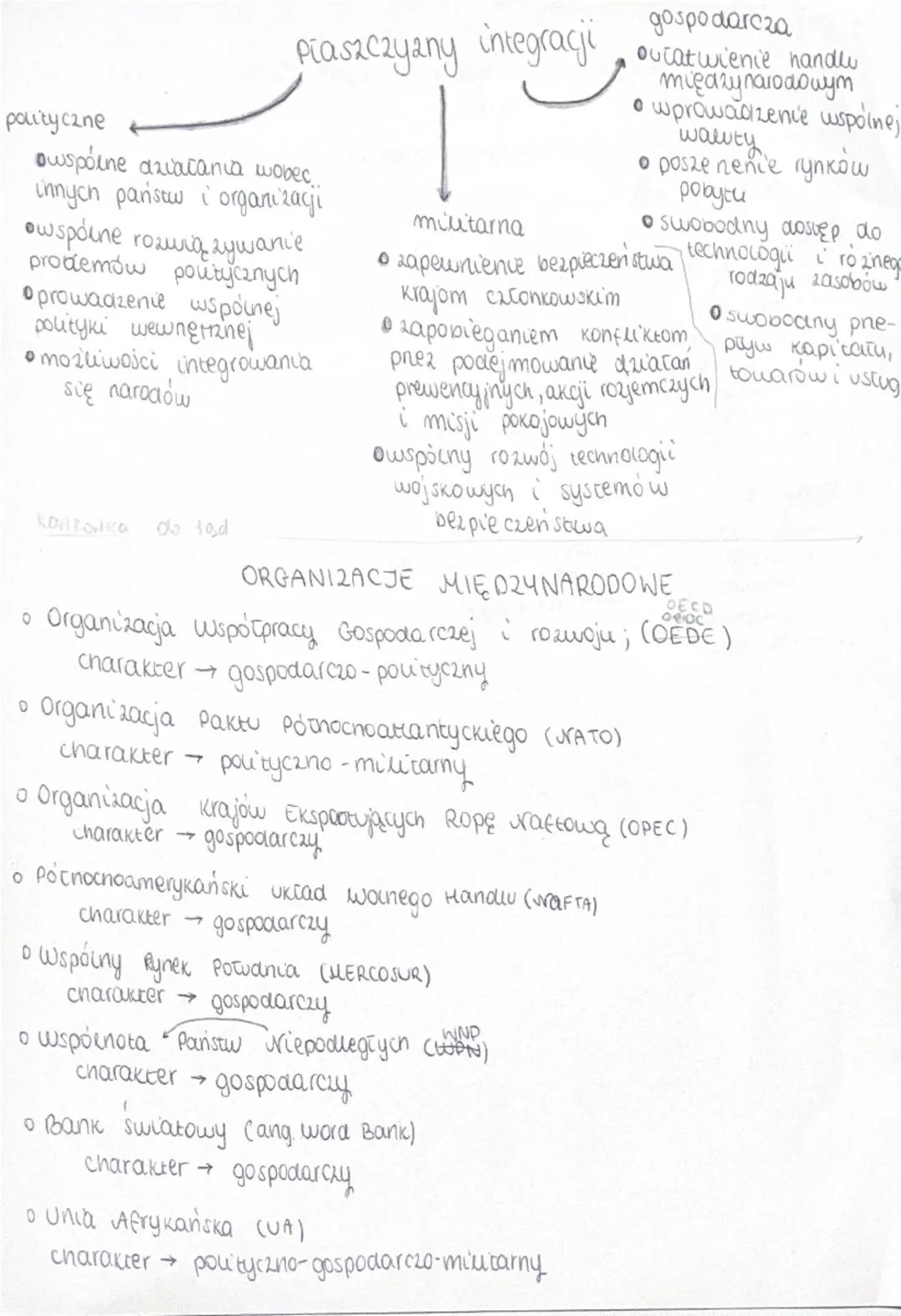 Integraya i dezintegracja
na świecie
→ Współczesne oblicza świata
←
ogromny wpływ na świat miały dekolonizacje
po 1945r. dokonano polityczne
