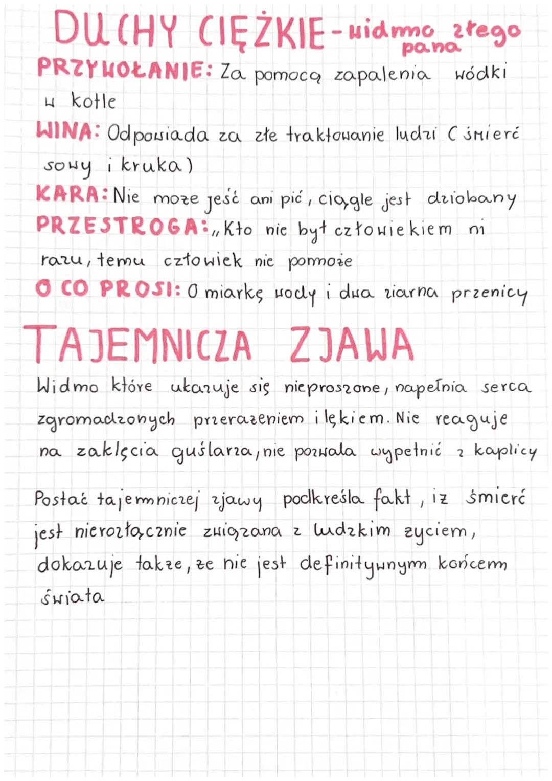azrady
Gatunek literacki i epoka
➡dramat romantyczny
romantyzm
Czas i miejsce akcji
noc zaduszek
kaplica przy kościele
PLAN WYDARZEŃ
W
1. Zg