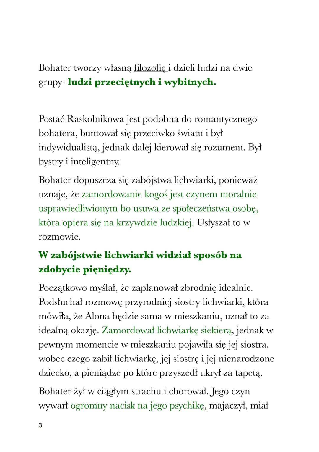 CHRAKTERYSTYKA
RASKOLNIKOWA
"Zbrodnia Kara" Fiodor Dostojewski
Rodion Romanowicz Raskolnikow to główny bohater
powieści pt. "Zbrodnia i kara