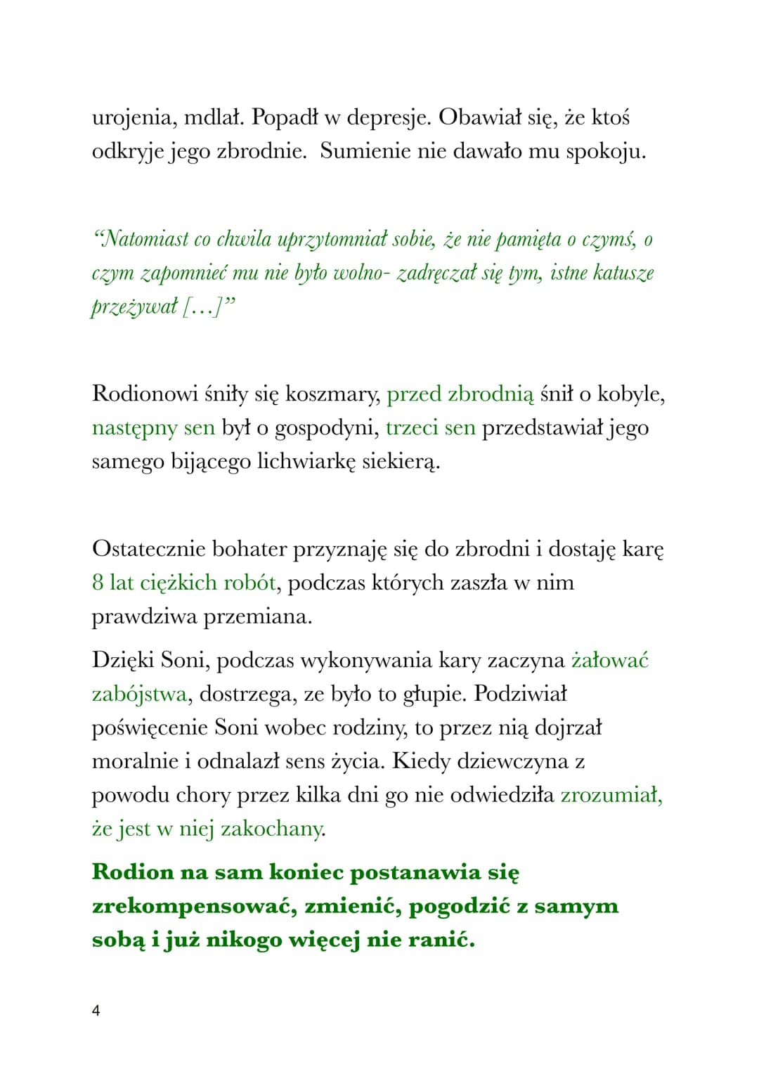 CHRAKTERYSTYKA
RASKOLNIKOWA
"Zbrodnia Kara" Fiodor Dostojewski
Rodion Romanowicz Raskolnikow to główny bohater
powieści pt. "Zbrodnia i kara