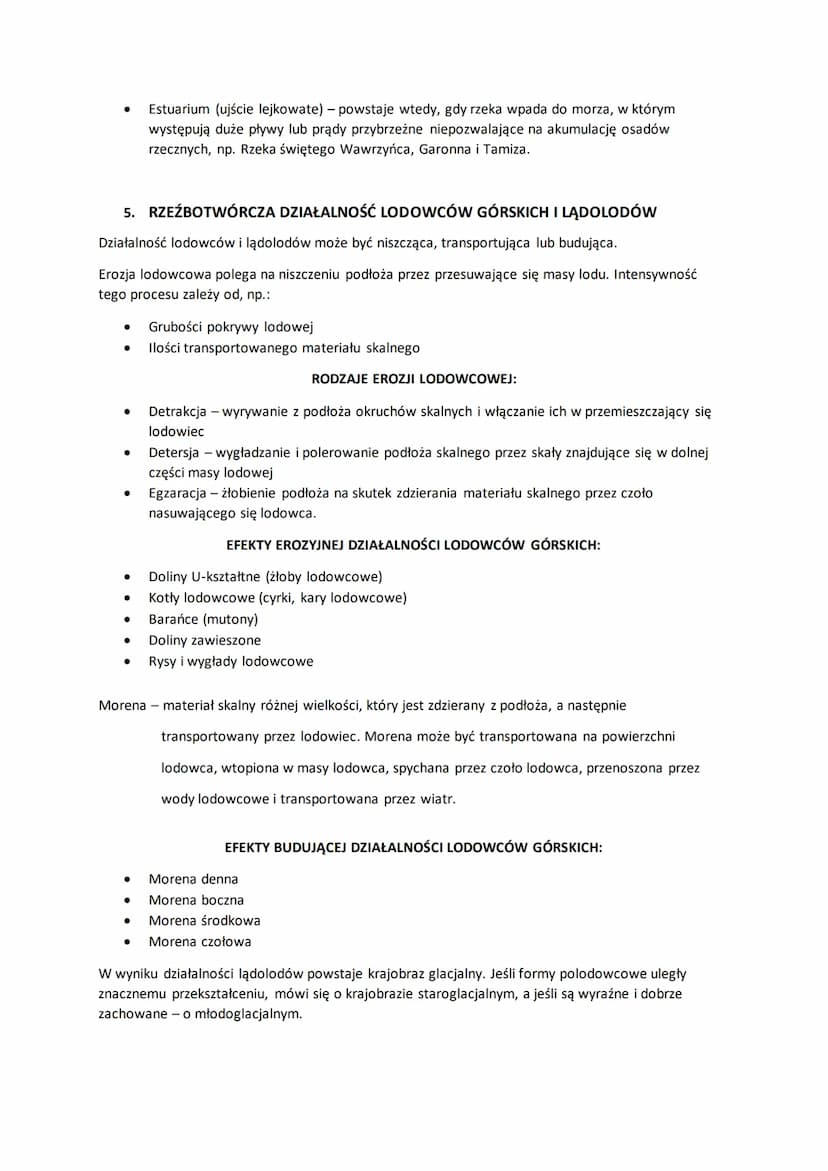 1. WIETRZENIE SKAŁ
● Erozja - niszczenie podłoża
● Transport materiału skalnego
● Akumulację - osadzanie materiału
Wietrzenie - proces, w kt