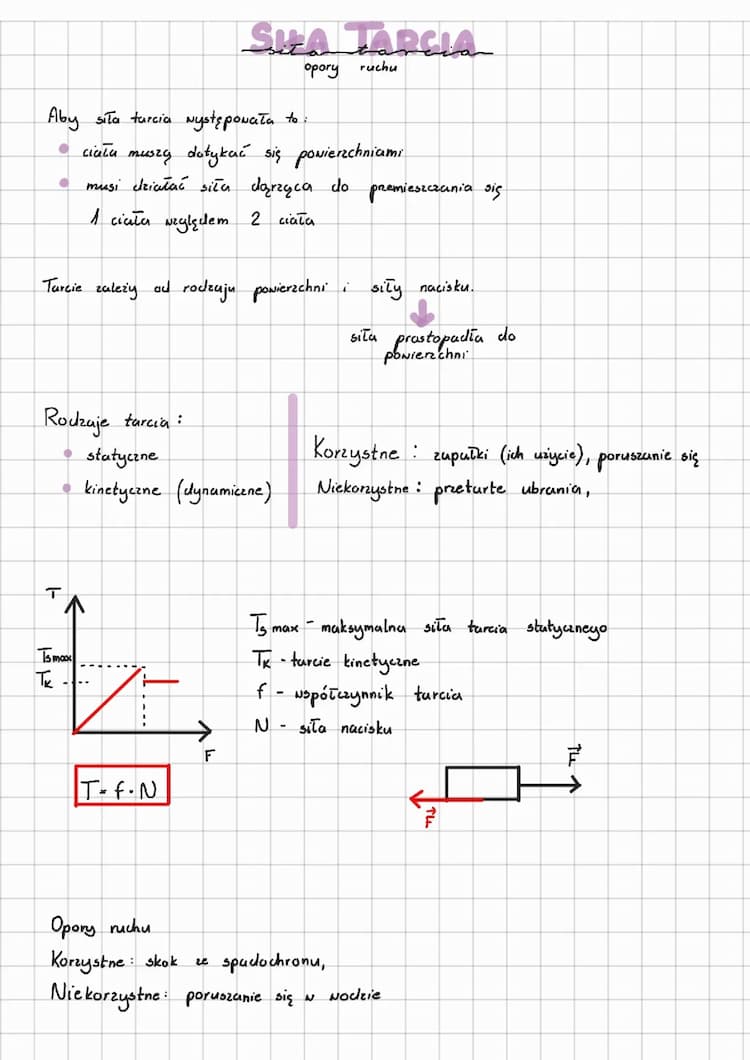 Know Siła tarcia - opory ruchu. thumbnail