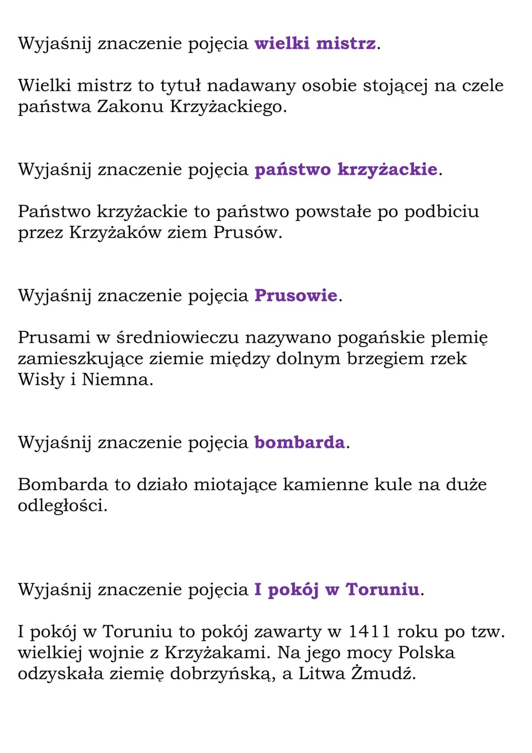 Wielka wojna z
Krzyżakami
(Dział: Polska Jagiellonów)
Fiszki
Wyjaśnij znaczenie pojęcia rozbicie dzielnicowe.
Rozbicie dzielnicowe to okres,