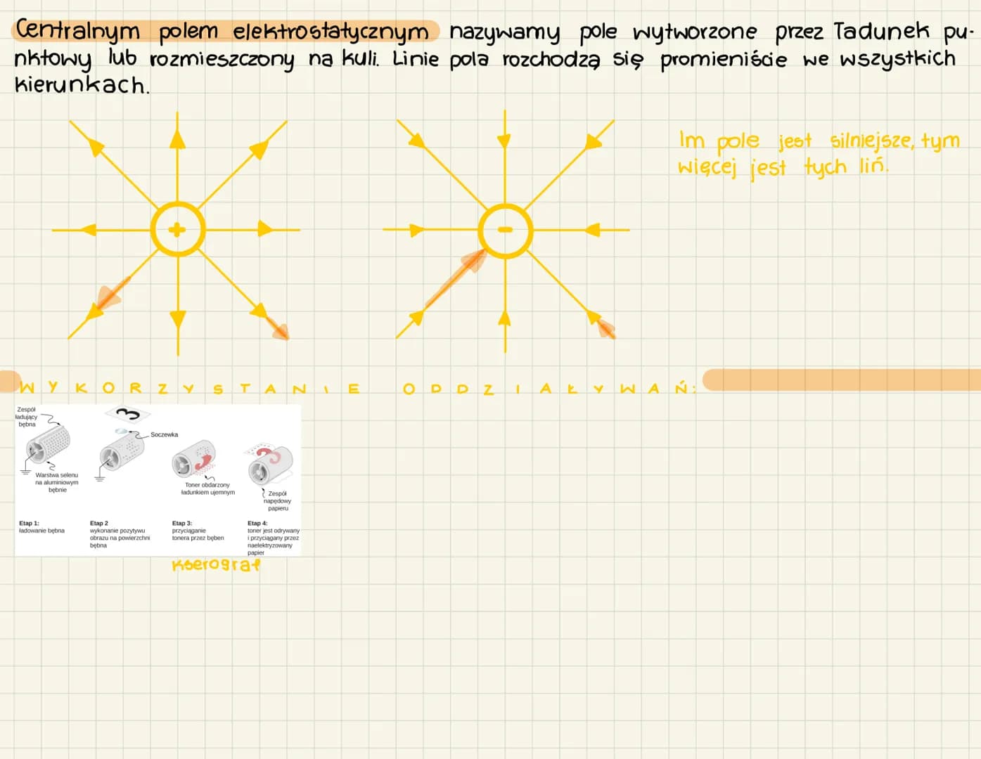 elektrostatina Elektrostatyka - dział fizyki zajmujący się zjawiskami związanymi z oddziaływaniem Tadunków elek-
trycznych i elektryzowaniem