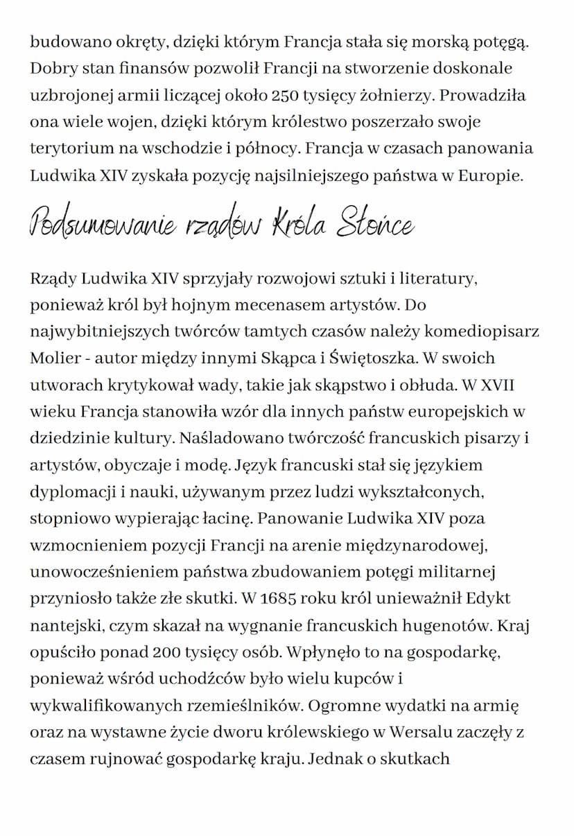 Monarchia alsobetna we
Francji
Umacnianie władzy królewskiej
Pod koniec XVI wieku królem Francji, ogarniętej walkami między
katolikami a hug