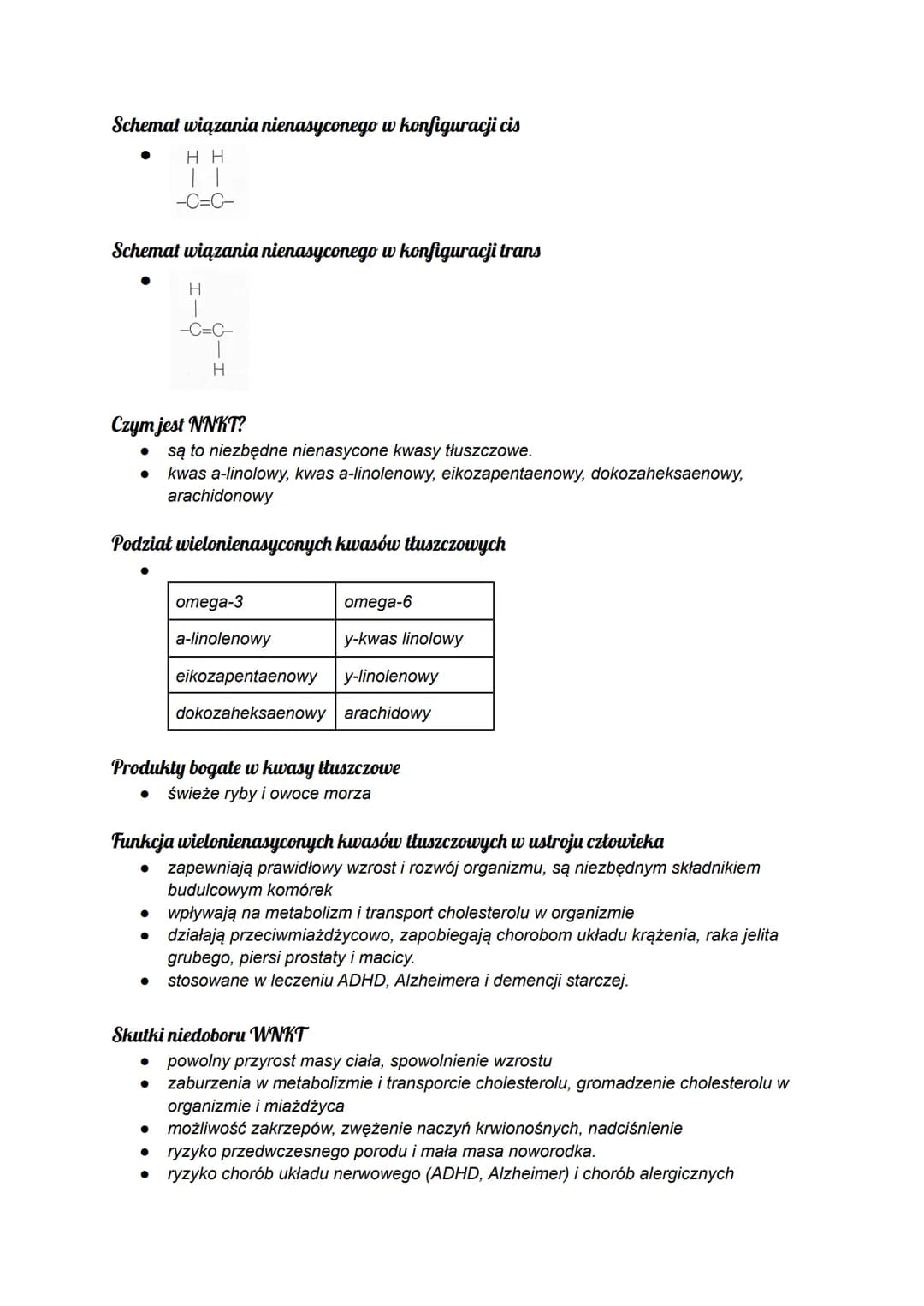 Tłuszcze
Czym są tłuszcze?
● nazywamy też lipidami, są to związki organiczne, które są zbudowane z węgla,
wodoru i tlenu.
Podział tłuszczów 