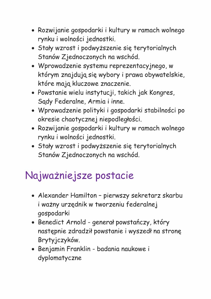 Powstanie Stanów
Zjednoczonych
Powstanie Stanów Zjednoczonych - wojna domowa w
latach 1775-1783, w której 13 kolonii brytyjskich na
północy 