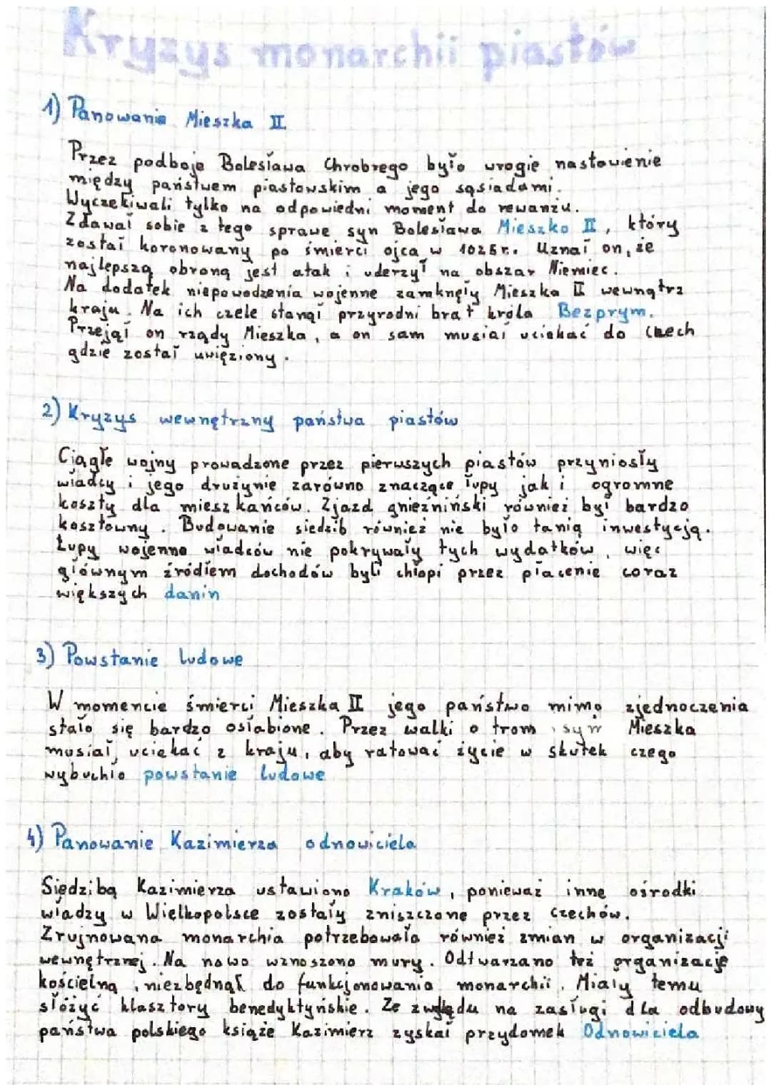 Kryzys monarchii piastów
