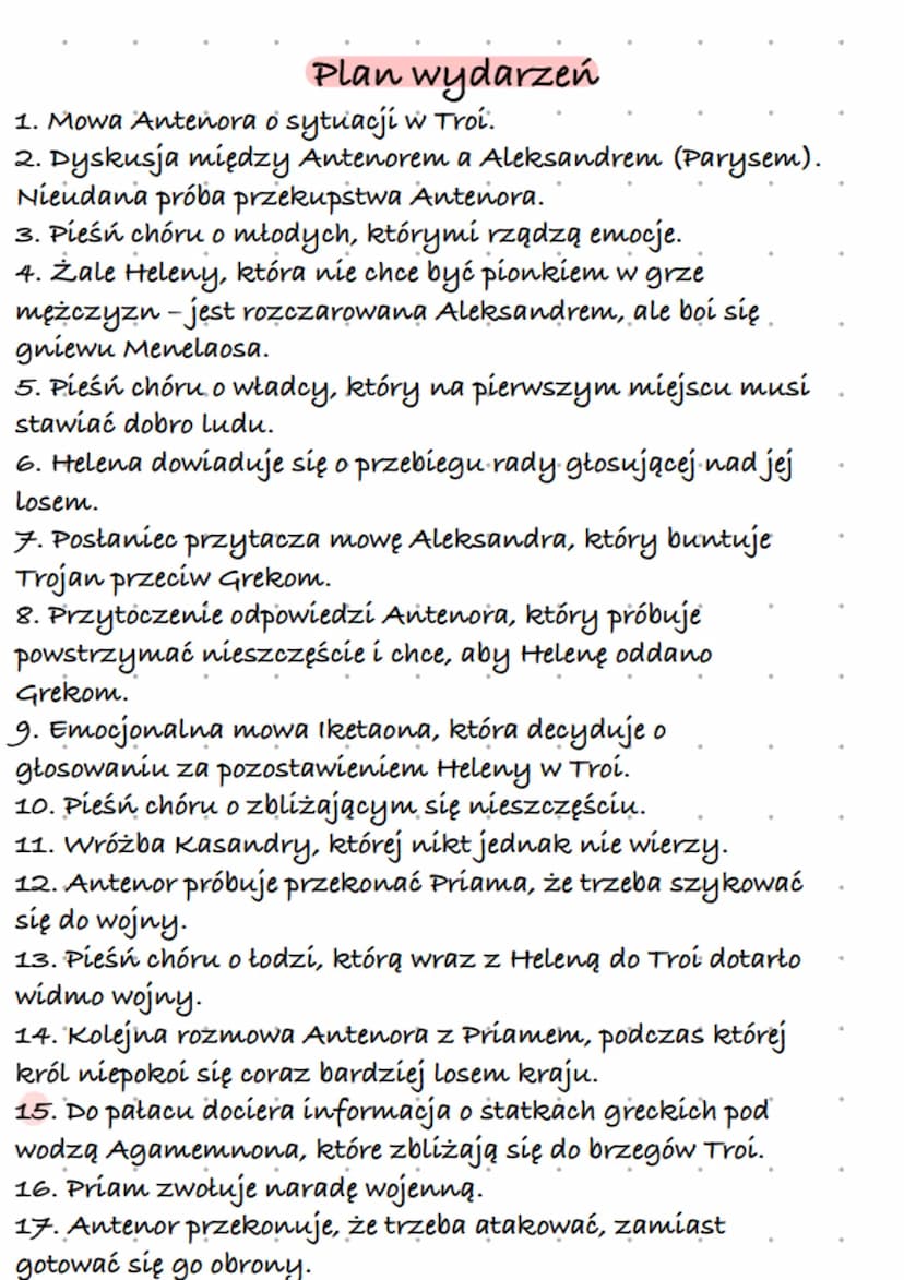 Odprawa postów greckich
Autor: Jan Kochanowski
Czas akcji: jeden dzień
Miejsce akcji: Troja i pałac królewski
Gatunek: dramat
Bohaterowie
Pa