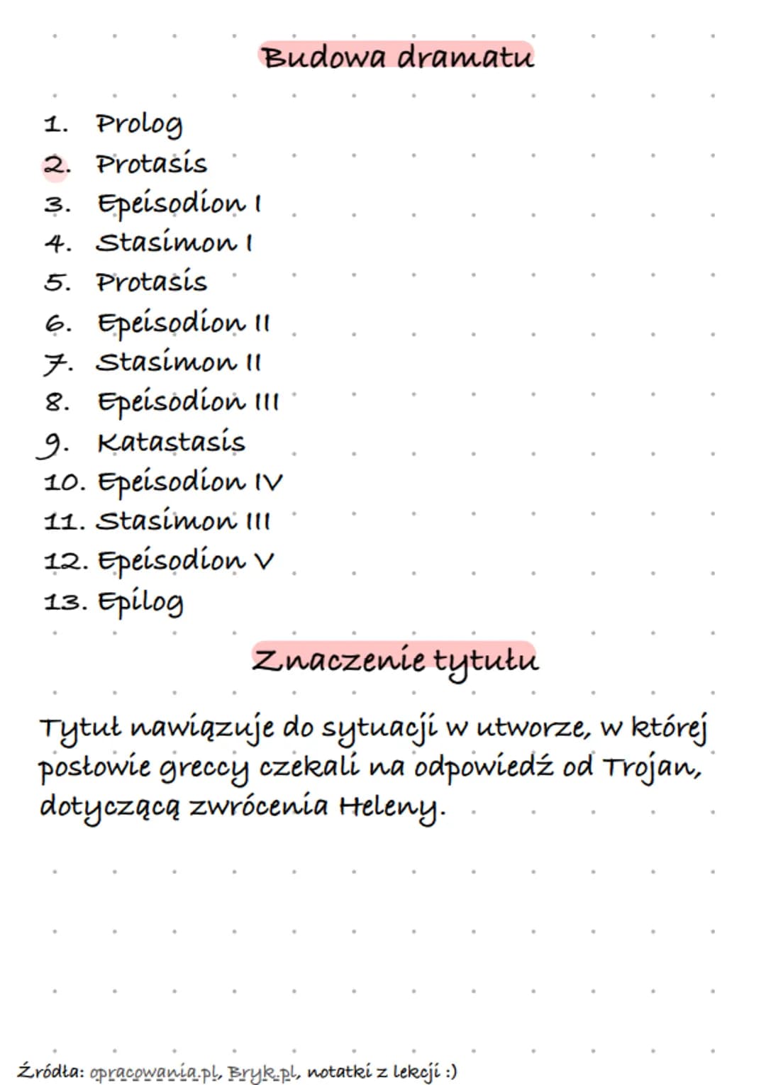 Odprawa postów greckich
Autor: Jan Kochanowski
Czas akcji: jeden dzień
Miejsce akcji: Troja i pałac królewski
Gatunek: dramat
Bohaterowie
Pa