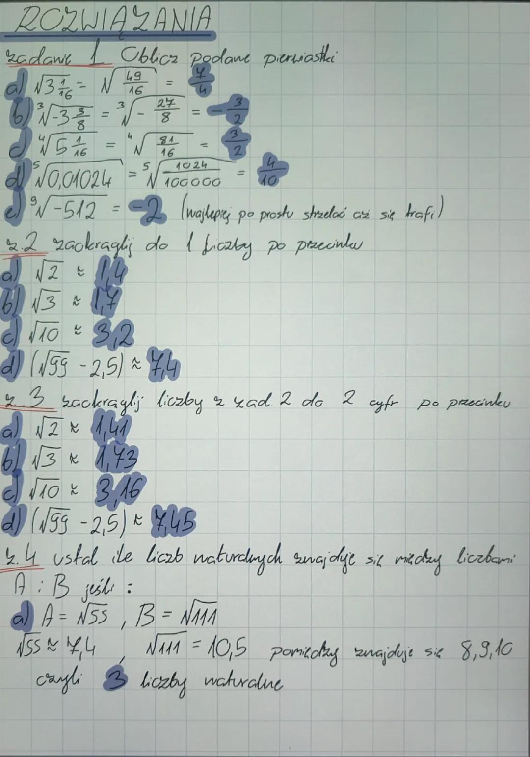 # PIERWIASTEK KUADRATOWY,
SZESCIENNY, n-tego stopnia

Potrzebne wzory:

$\sqrt{a} = b$ tylko wtedy gdy $b^2 = a$, liczba $a > 0$

np. $\sqrt