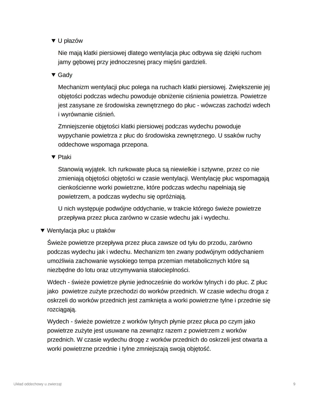 Układ oddechowy u zwierząt
Tags
Checkbox
Date
Trudne
@November 28, 2023
▼ Jak zwierzęta uzyskują energie?
Na drodze oddychania tlenowego lub