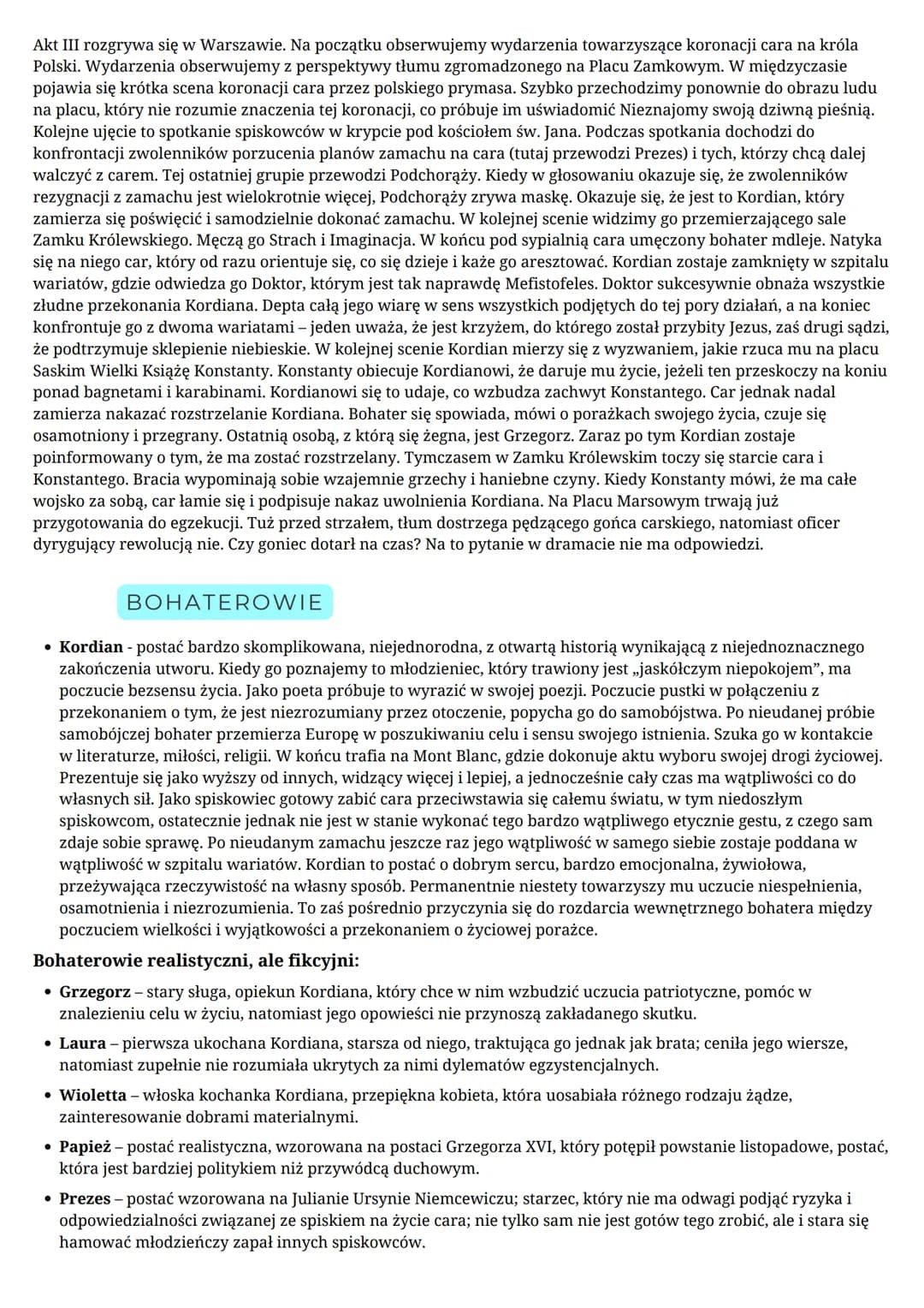 KORDIAN
GATUNEK: DRAMAT ROMANTYCZNY
EPOKA: ROMANTYZM
DRAMAT ROMANTYCZNY
Jufingz Slowacki
Kordian to jeden ze sztandarowych przykładów dramat