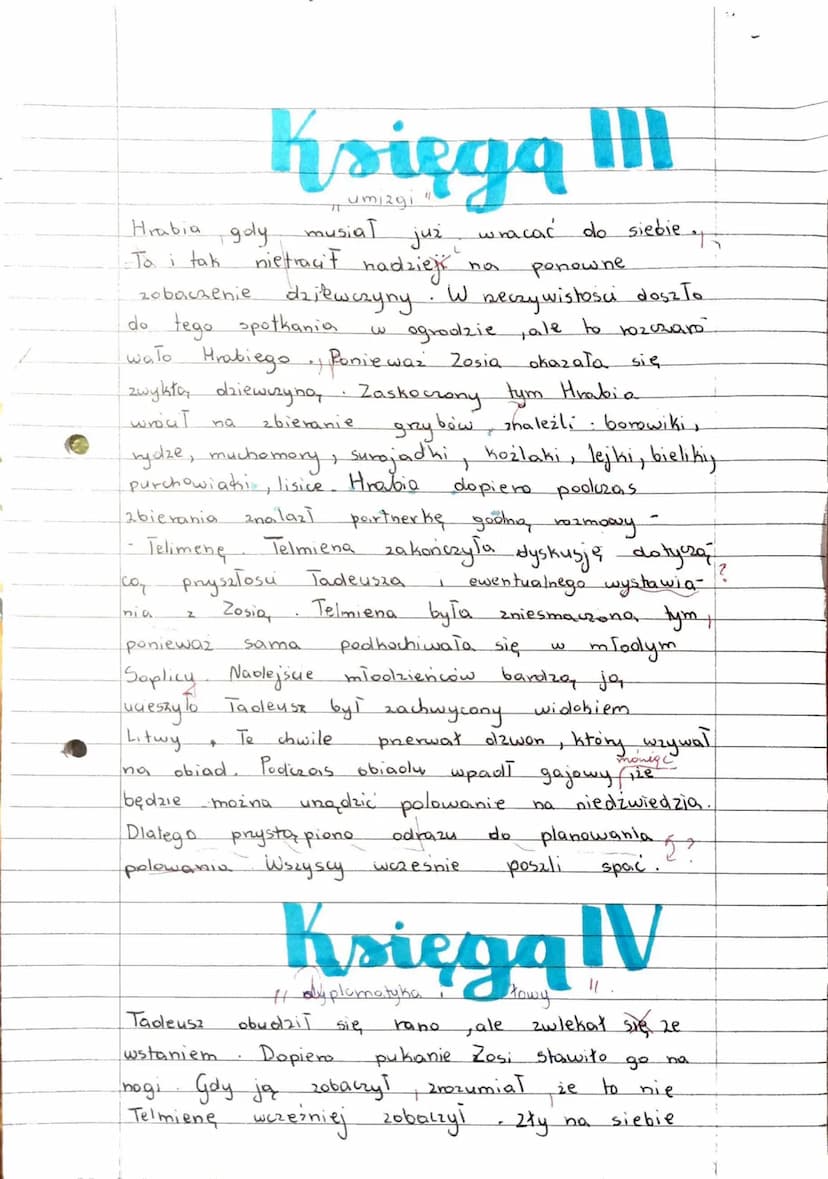 Pan Tadeusz
Księga 1
Do Soplicowa przybywa Tadeusz Soplica.
Mężczyzna
wieku
dzwudziestu
lat, ktorg
własnie ukończył naukę w Wilnie. Panicz p