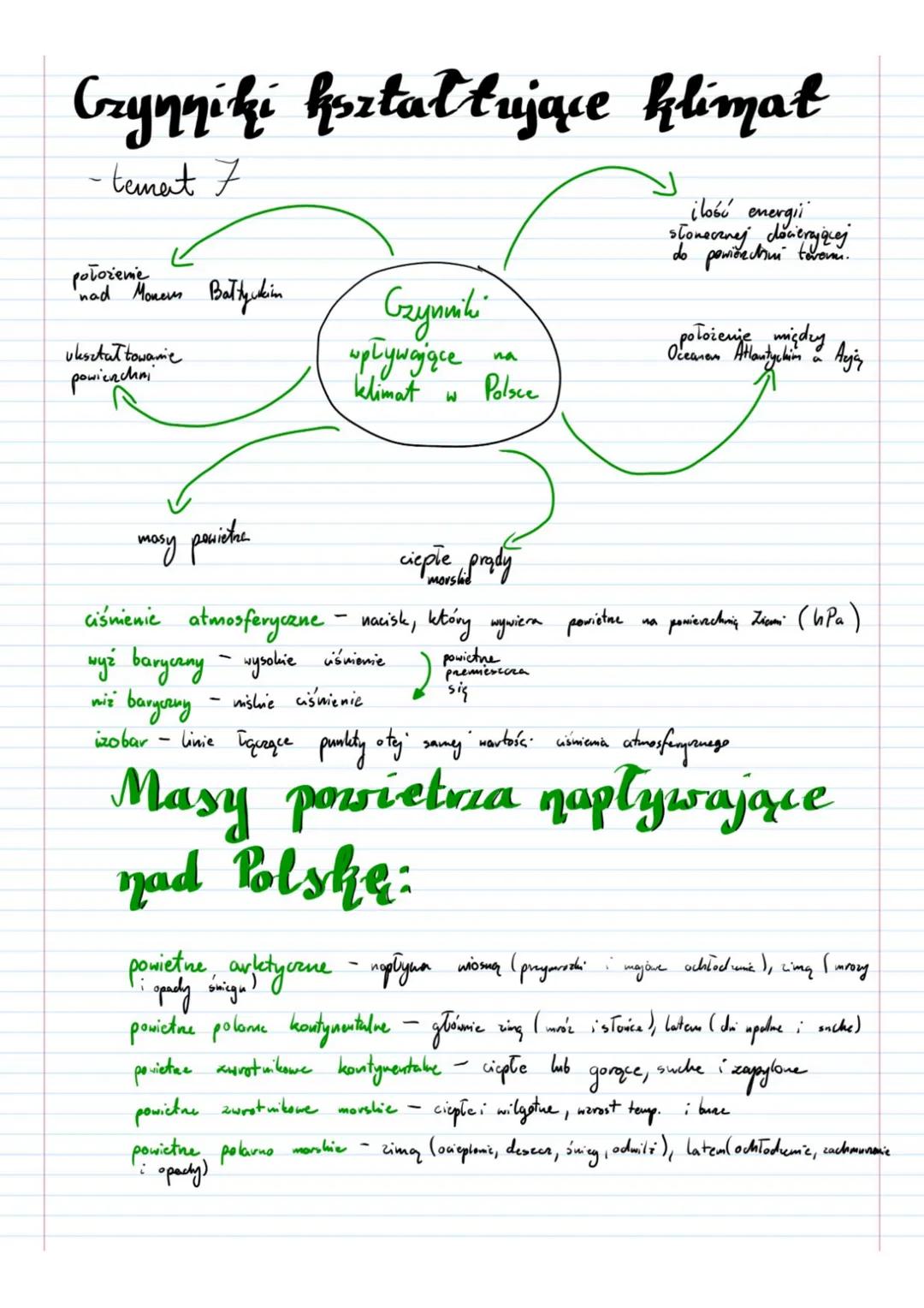 # Czynniki kształtujące klimat

- temat A

położenie
nad Moneus Battyukin

ilość energii
stonecznej docierającej
do powienchni

ukształtowan