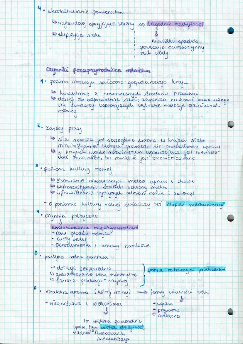 e
105
IV. Rolnictwo, leśnictwo i rybactwo. udoku
3
- ROLIVICTWO
↳ jest zaliczane do I sektora gospodarki narodowej, obejmuje
uprawe rastin o