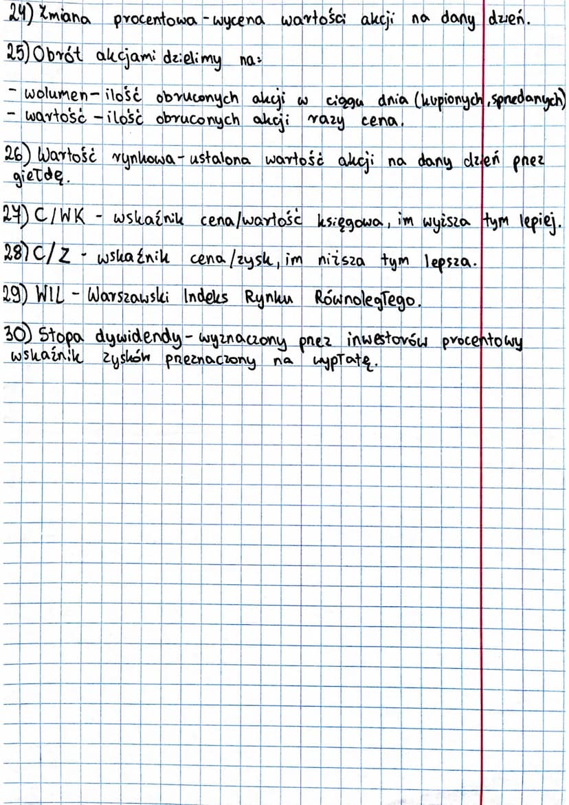 detratt
1) Historia giełdy:
a) najstarsza na świecie GPW (1791 v.- Anglia, Londyn),
b) największa na świecie GPW (USA, Wall Street, notowane