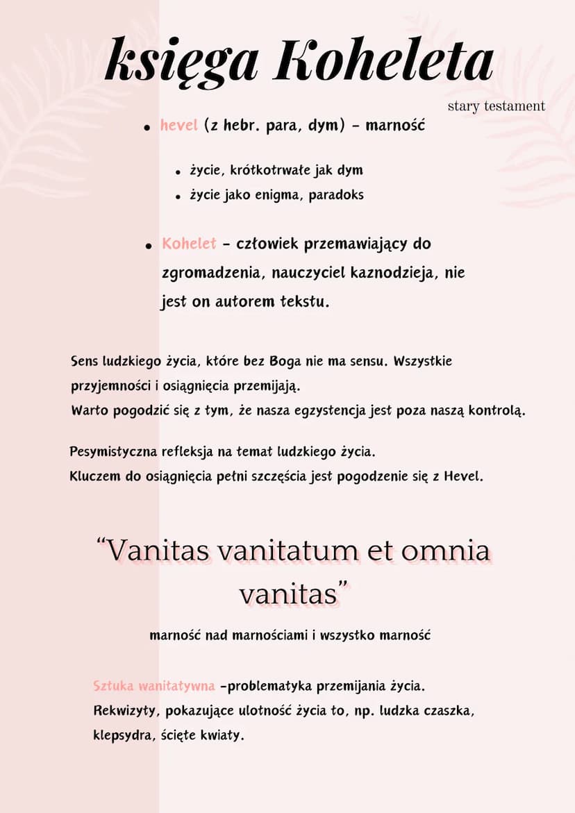 Biblia
języki:
księgi:
.
• stary testament
• nowy testament
-
-
46 ksiąg
27 ksiąg
hebrajski - większość ksiąg starego testamentu.
grecki - u