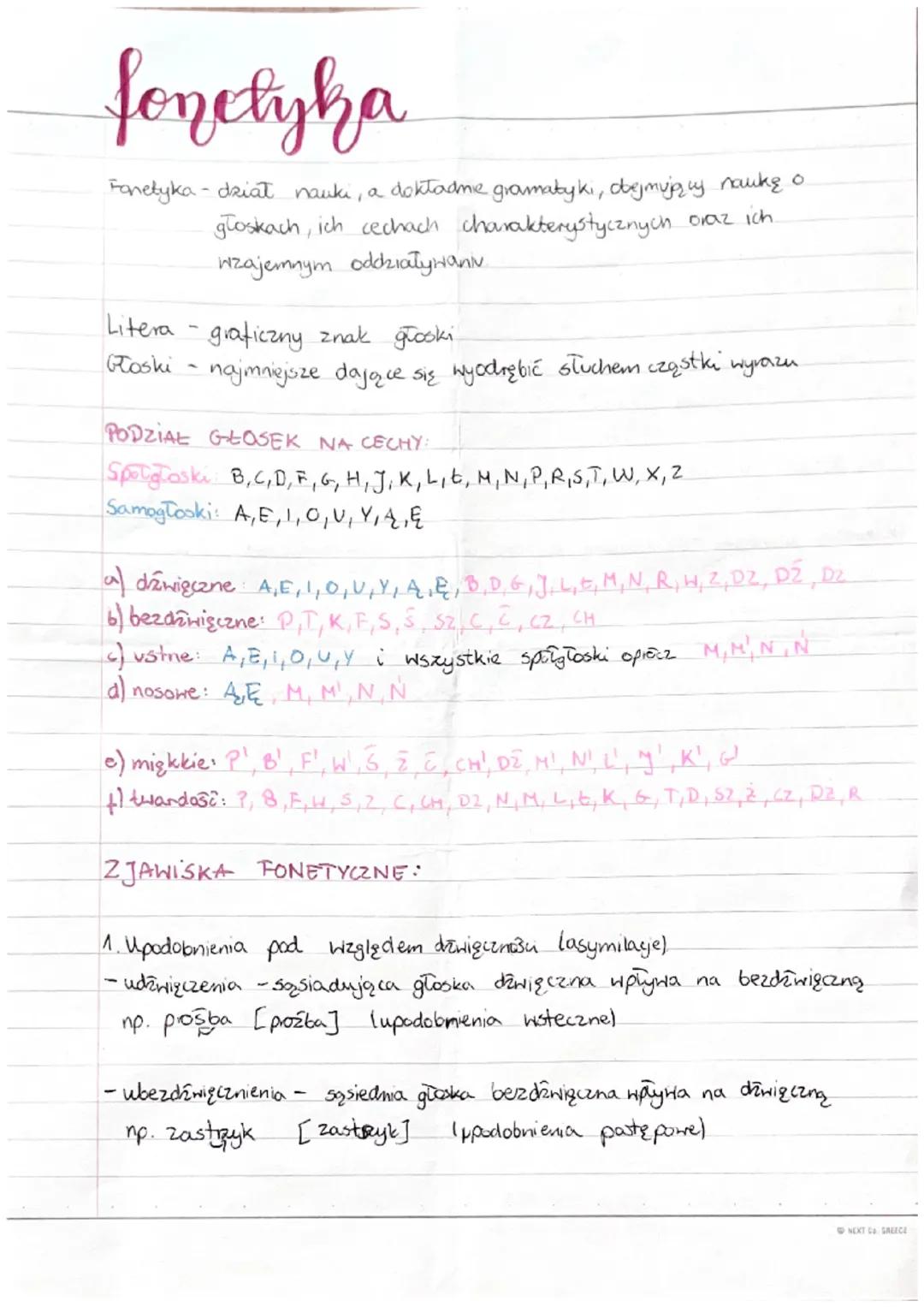 Fonetyka - Kluczowe Zagadnienia