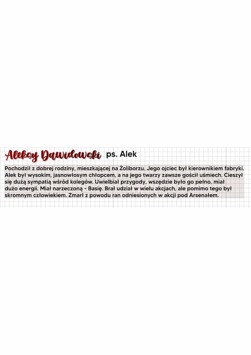 Kamienie na szaniec
Aleksander Kamiński
Czas akcji:
II wojna światowa.
Czerwiec 1939 - Sierpień 1943
Miejące akcji:
Okupowana Warszawa i oko