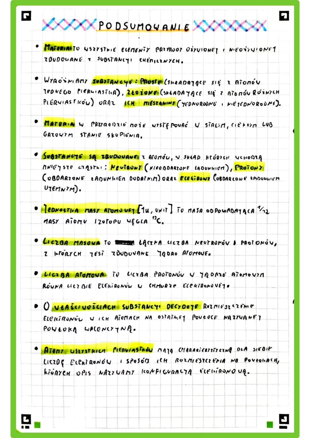 ir
WEWNETRZNA BUDOWA MATERII
1. OGÓLNA BUDOVA MATERIA
NAS,
MATERIAL TO WSZYSTKIE ELEMENTY (CIAŁA FIZYCZNE) PRZYRODY
DEYWIONEY I NIEO ŻYWIONE
