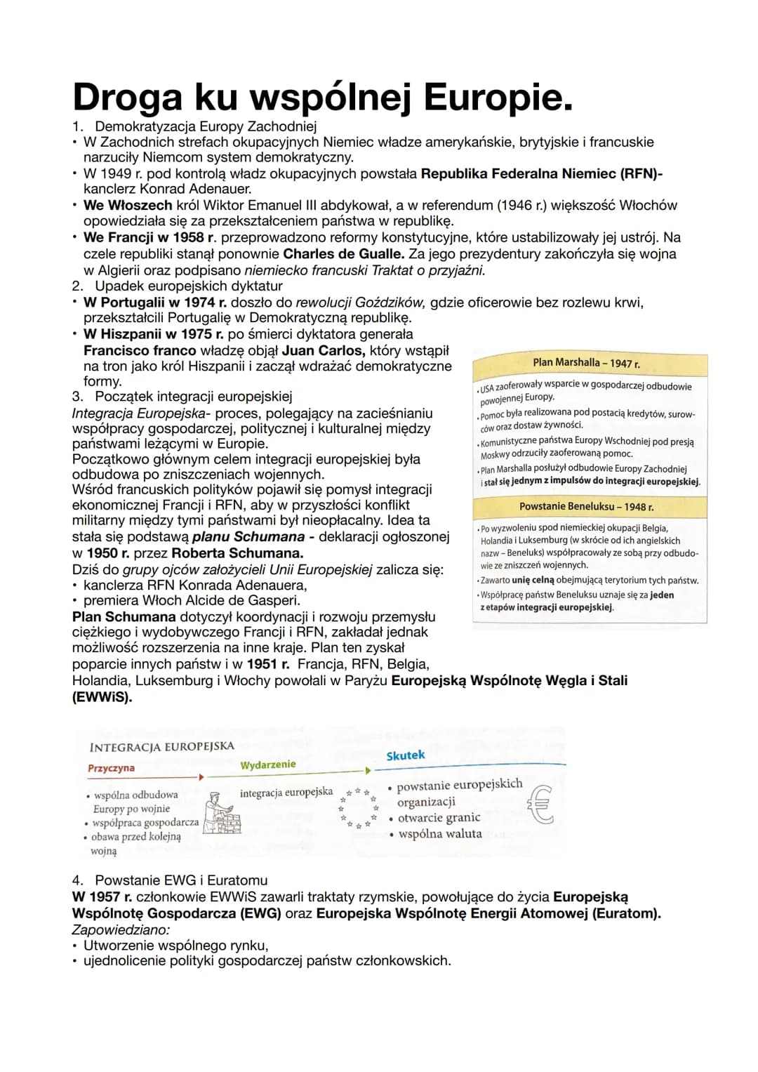 
<h2 id="demokratyzacjaeuropyzachodniej">Demokratyzacja Europy Zachodniej</h2>
<p>W Zachodnich strefach okupacyjnych Niemiec władze amerykań
