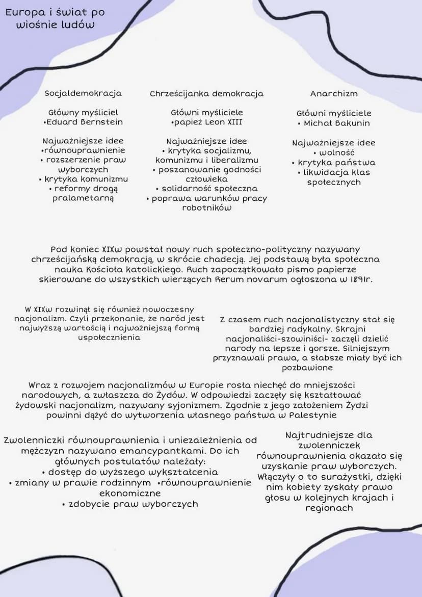 Europa i świat po
wiośnie ludów
Przemiany
polityczno-społeczne w
Europie
Wraz z rozwojem rewolucji przemysłowym społeczeństwo stanowe zaczęł