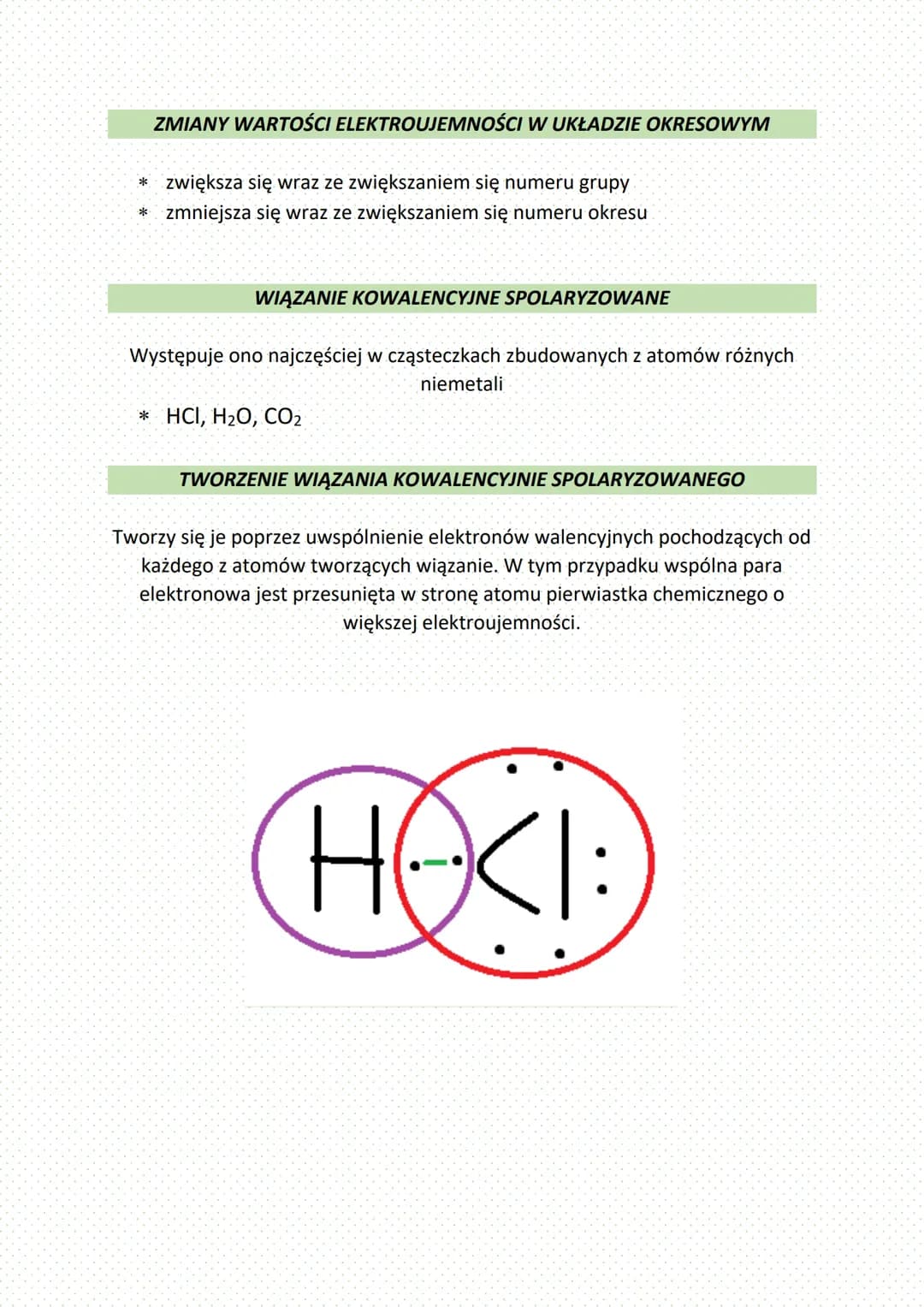 WIĄZANIA KOWALENCYJNE
CHEMIA
Wiązanie kowalencyjne polega na uwspólnieniu elektronów walencyjnych
pochodzących od każdego z atomów tworzącyc