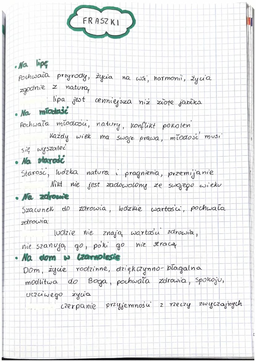 Fraszki i Treny!
Autor: Jan Kochanowski
Fraszka
-
CECHY FRASZKI
●
Krotki, wierszowany
utwor, najczęściej
Zartobliwy, oparty na dowcipnym
pom