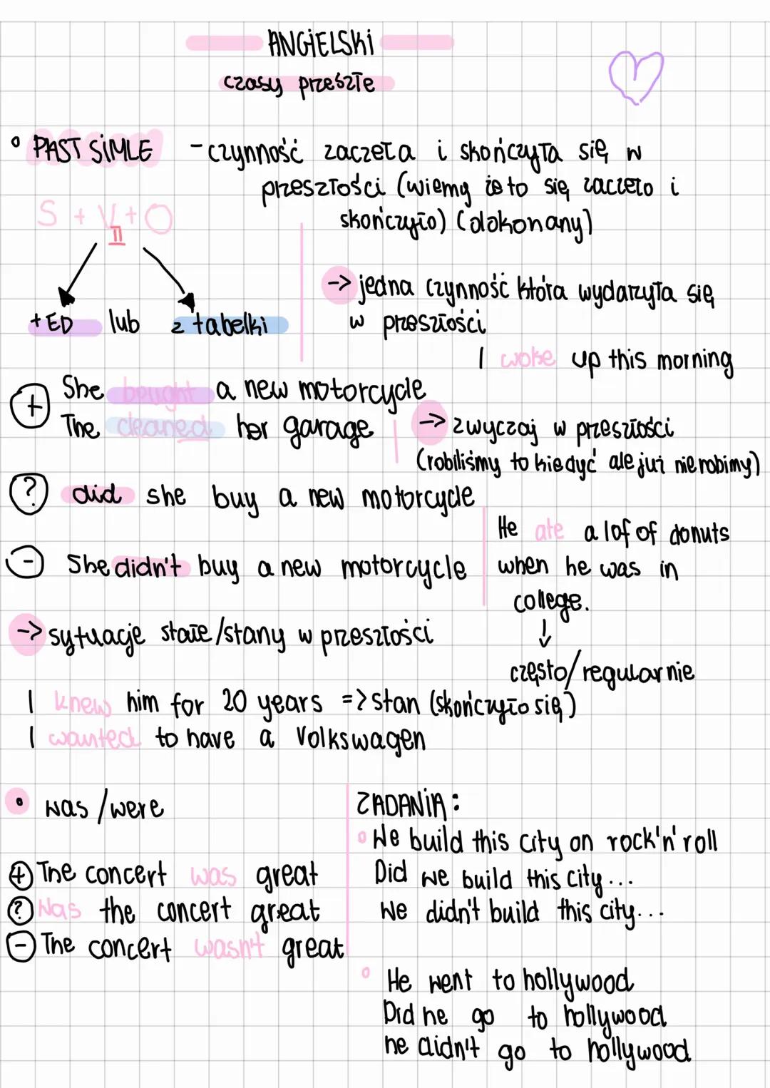 Czasy przeszłe po angielsku: Past Simple, Past Continuous, Past Perfect