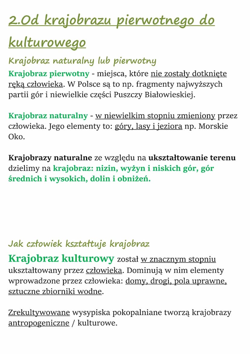 
<h2 id="cechyuksztatowaniapowierzchnipolski">Cechy ukształtowania powierzchni Polski</h2>
<p>Ukształtowanie powierzchni jest elementem środ