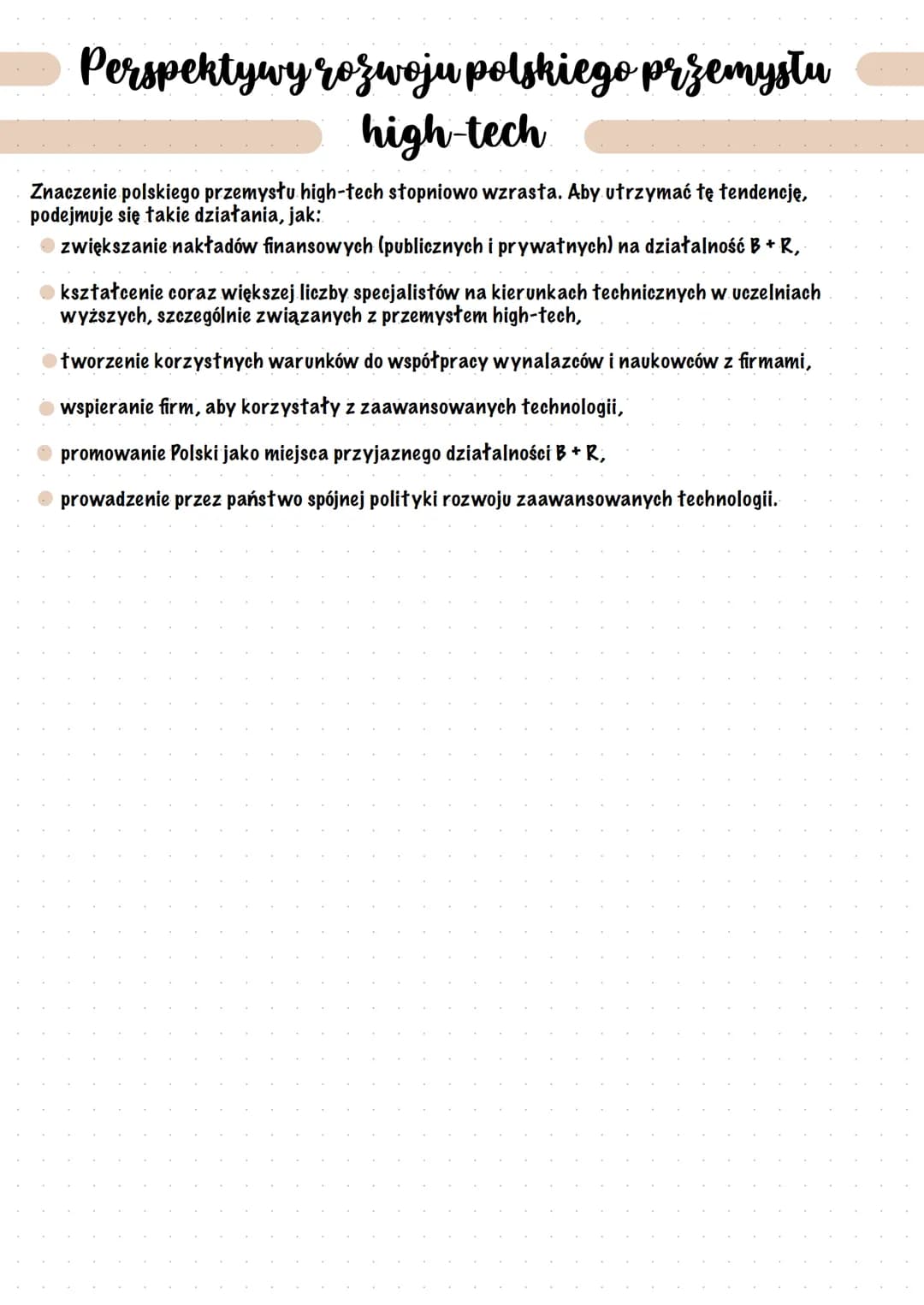 Przemyst high-tech
w Polsce
Przemyst high-tech w PRL-u
W PRL-u polityka państwa byta nastawiona na rozwój przemysłu tradycyjnego i nie sprzy