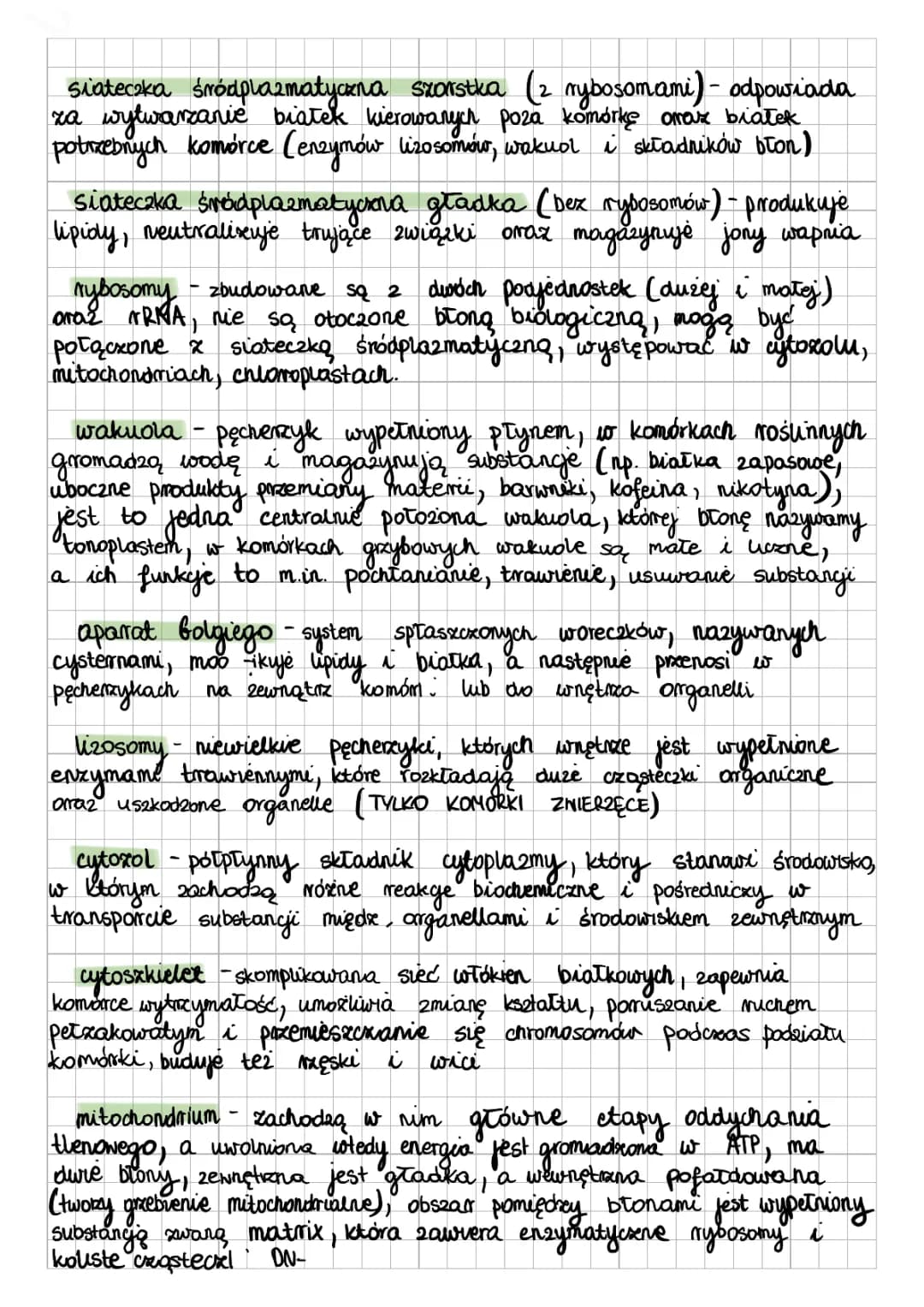 składniki cytoplazmy, mejoza, mitoza, apoptoza