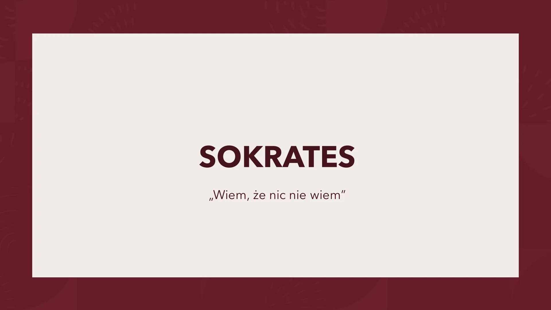 SOKRATES
Ogólne informacje ERA PRESOKRATEJSKA O co chodzi z filozofią przyrody?
"Gdy rozpoczynała się filozofia w Grecji, nauki szczegółowe 