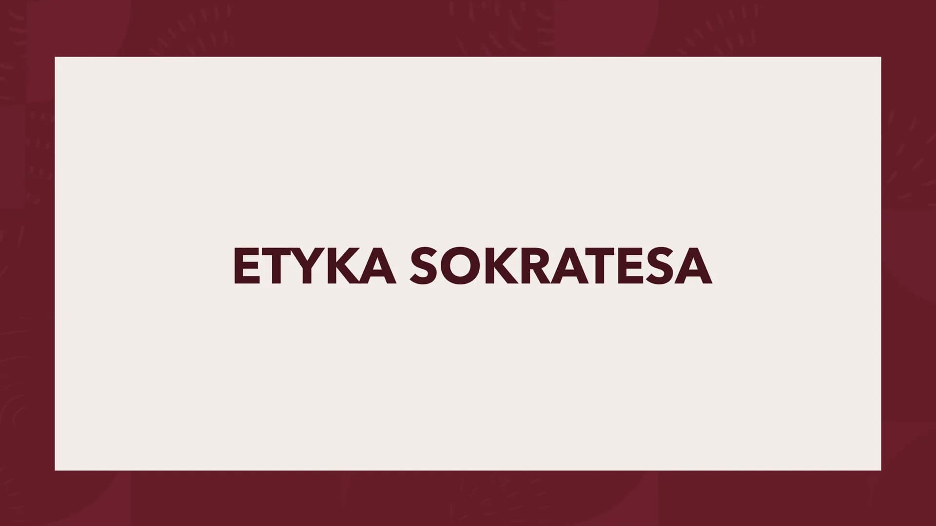 SOKRATES
Ogólne informacje ERA PRESOKRATEJSKA O co chodzi z filozofią przyrody?
"Gdy rozpoczynała się filozofia w Grecji, nauki szczegółowe 
