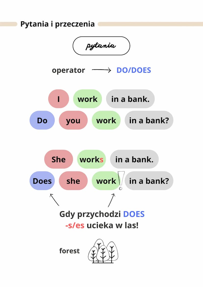 Present Simple
czas teraźniejszy prosty
Budowa zdania
S + V₁ + O
I read books every day.
S (subject) - osoba
V (verb) - czasownik
O (object)
