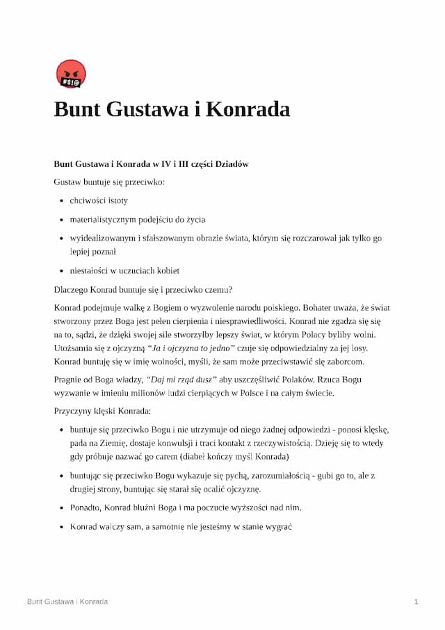 Know Bunt Gustawa i Konrada thumbnail