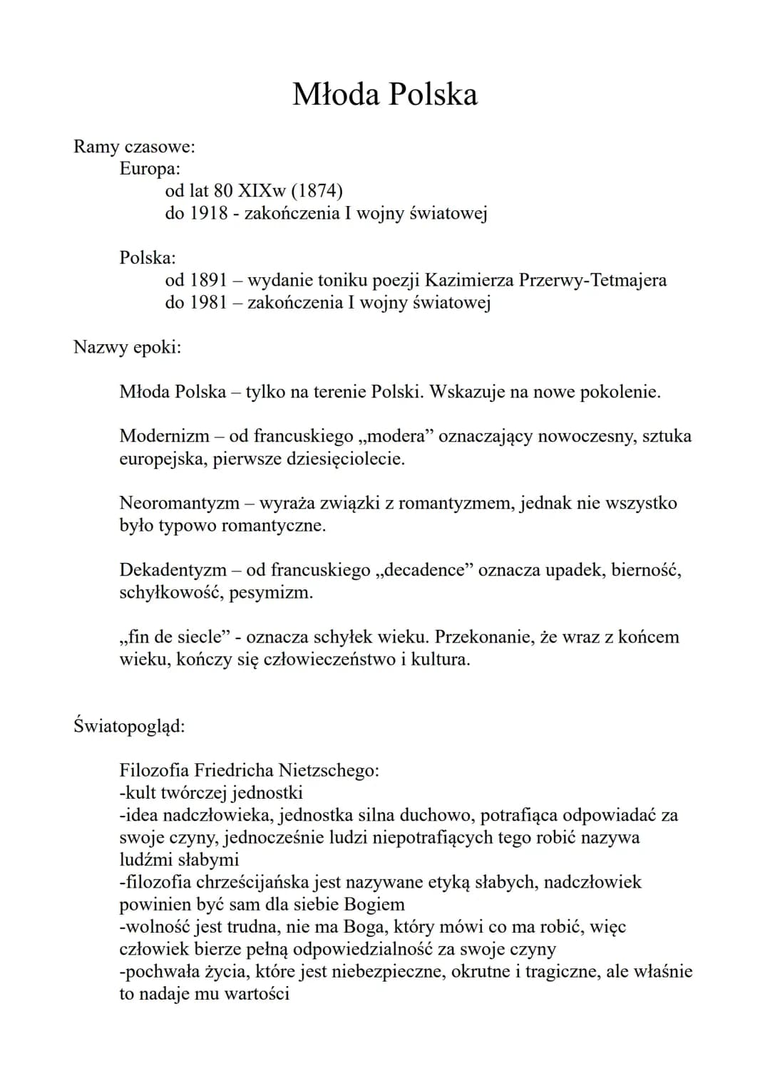 Ciekawe rzeczy o modernizmie w polskiej literaturze i filozofii Schopenhauera