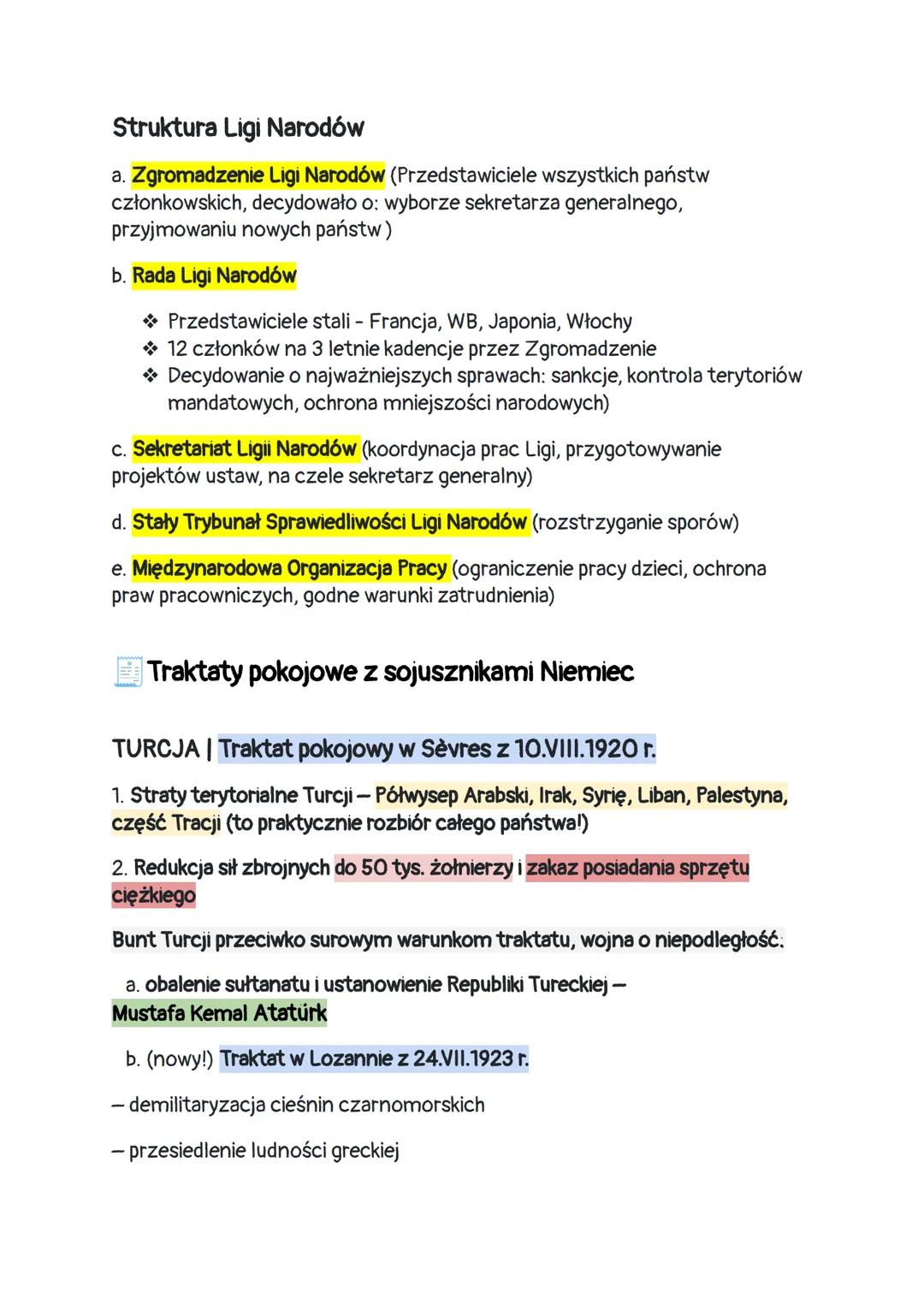 1.ŁAD WERSALSKI
Konferencja paryska
→ 18 stycznia 1919 - 21 stycznia 1920
→ Dotyczył głównie sprawy Niemiec
→ Inicjatorem Francja, która dom