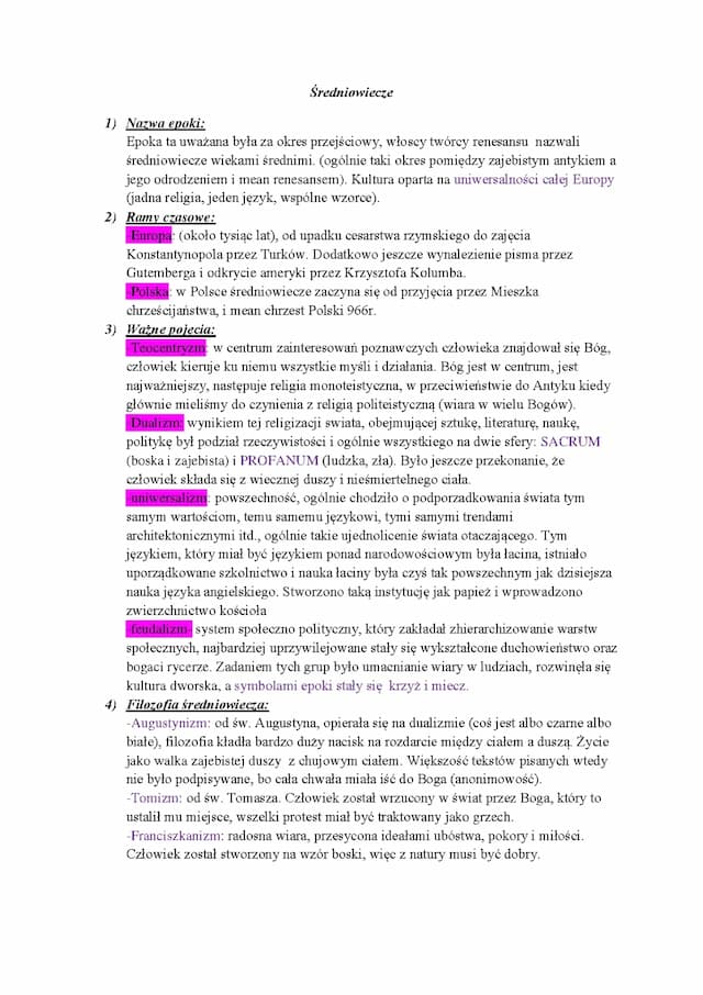 Know Średniowiecze-wprowadzenie do epoki  thumbnail