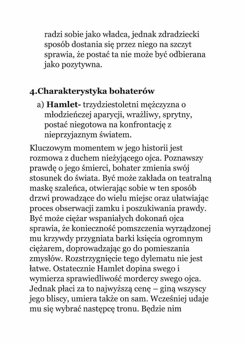 HAMLET
William Szekspir
1.Czas i miejsce akcji
Miejsce akcji: Elsynor - zamek królów duńskich.
Dokładny czas historyczny, w jakim rozgrywają