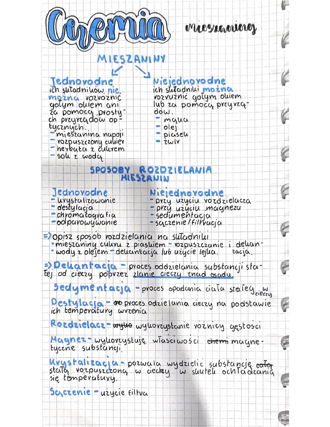 mieszaniny