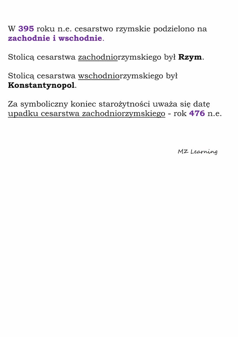 Imperium Rzymskie
Rzym stał się największą potęgą w obszarze Morza
Śródziemnego po pokonaniu Kartagińczyków.
Kartaginę, potężne miasto-państ
